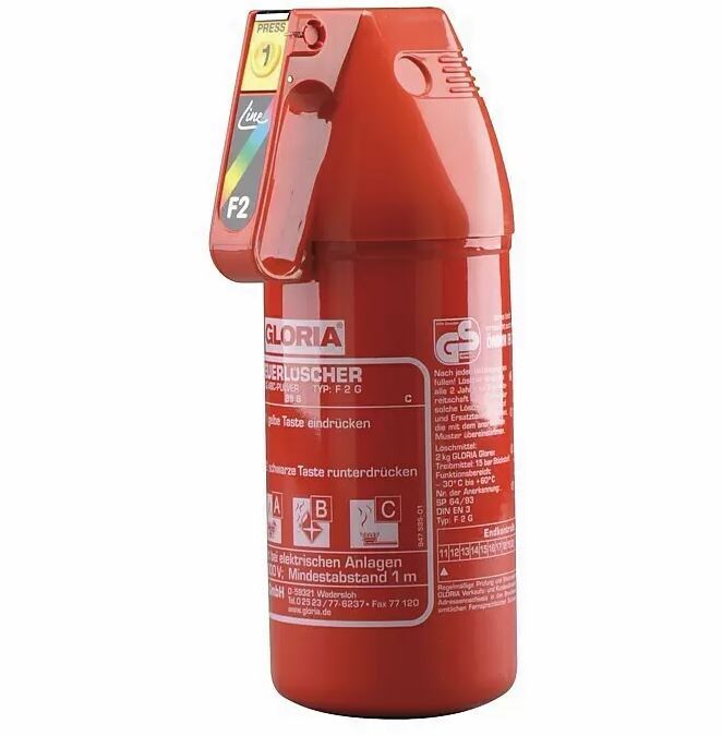 Gloria Feuerlöscher, 2 kg