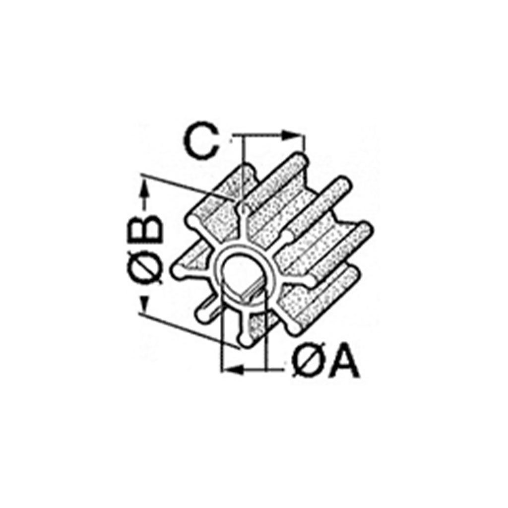 Osculati Impeller für OS10010 + -11 (500238)