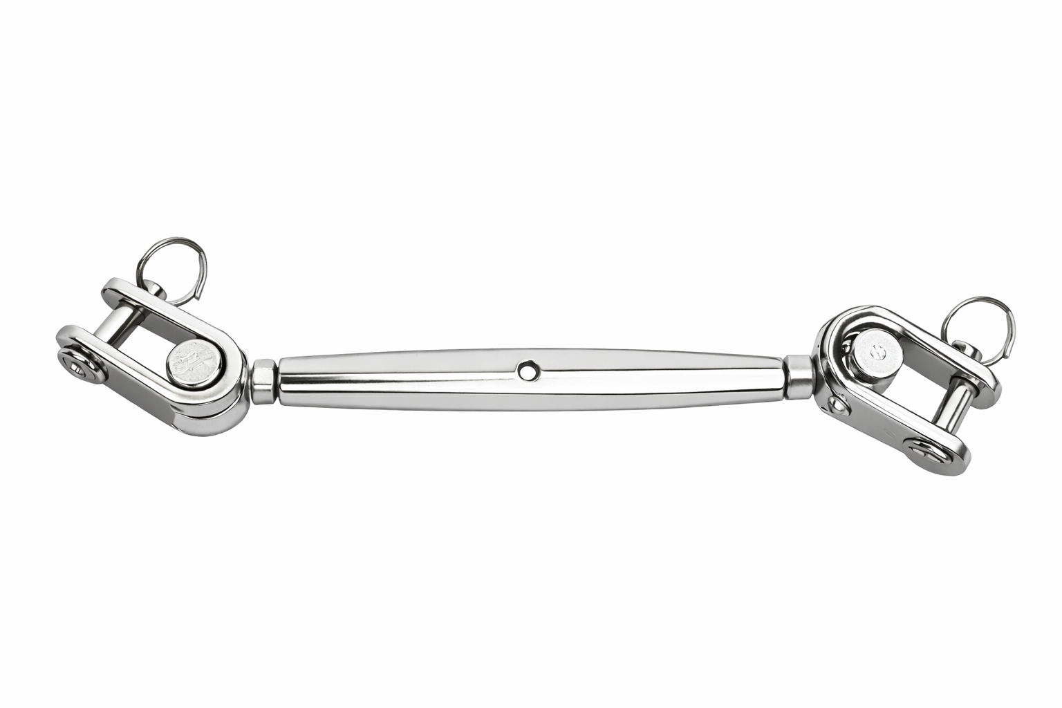 Osculati Edelstahl Wantenspanner 2 x Gelenk M8 für 4,0 mm