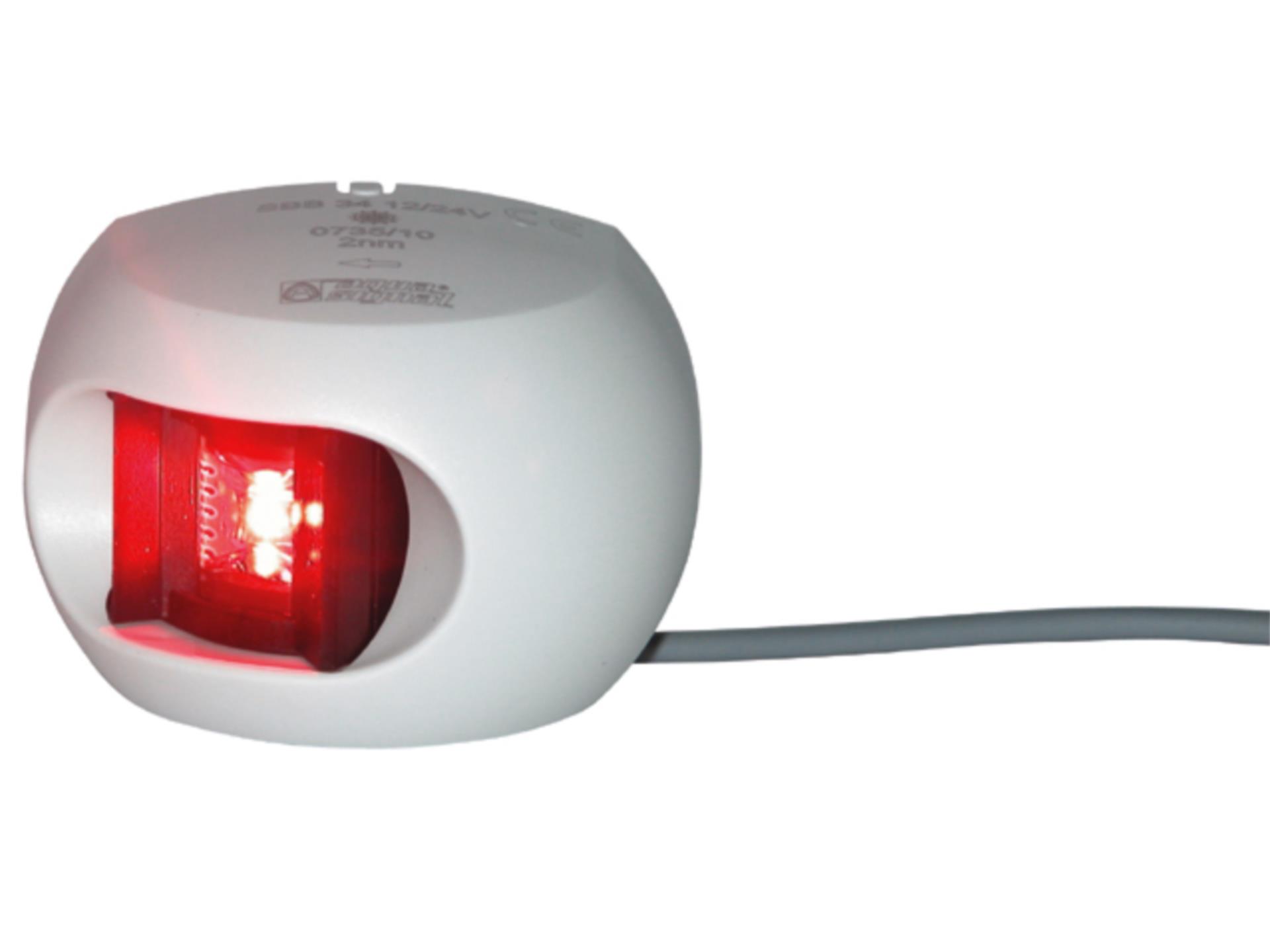 Aqua Signal 34 LED - Abdeckung Backbord Edelstahl