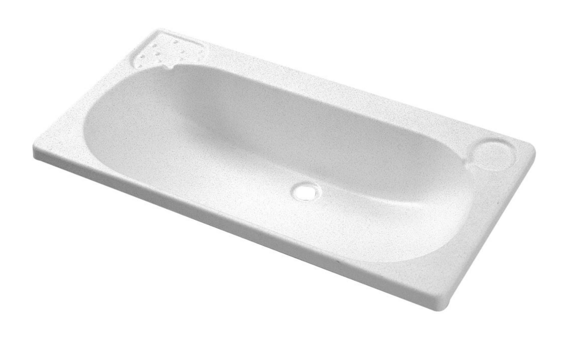 Movera Waschbecken weiß, 170 x 665 x 345 mm