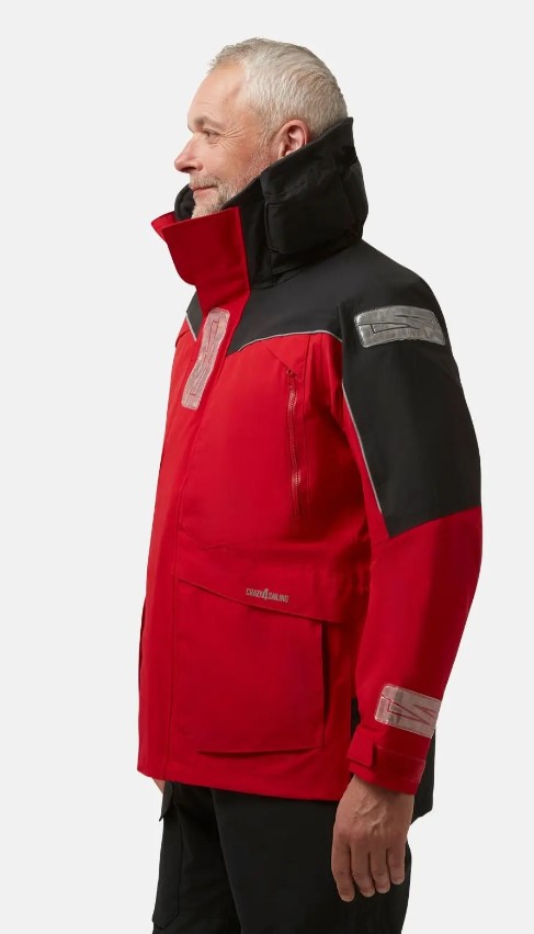 Crazy4Sailing C4S Stavanger II, Jacke, rot/carbon, XXL