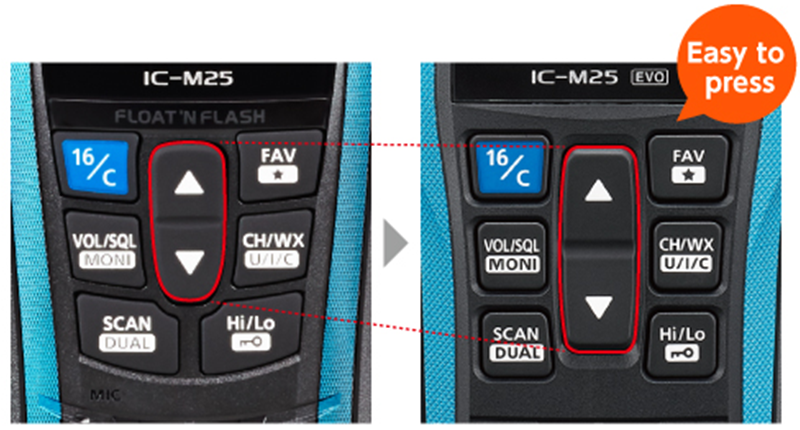 ICOM IC-M25EURO EVO UKW-Handfunkgerät, blau ICOM IC-M25EURO EVO UKW-Handfunkgerät, blau