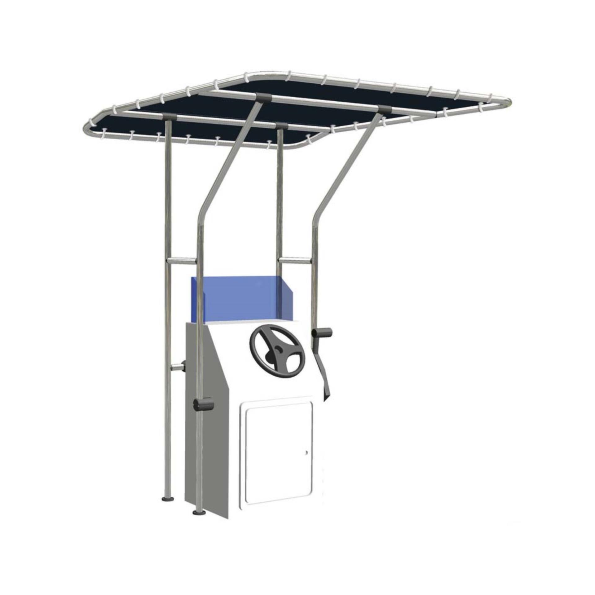 Osculati T-Top Aluminium, L.: 1700 x B.: 1400 x H.: 2050 mm