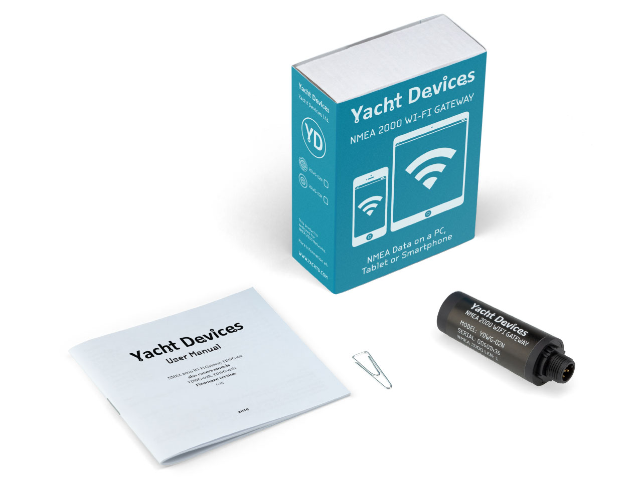 Yacht Devices Wi-Fi GATEWAY YDWG-02N, NMEA 2000
