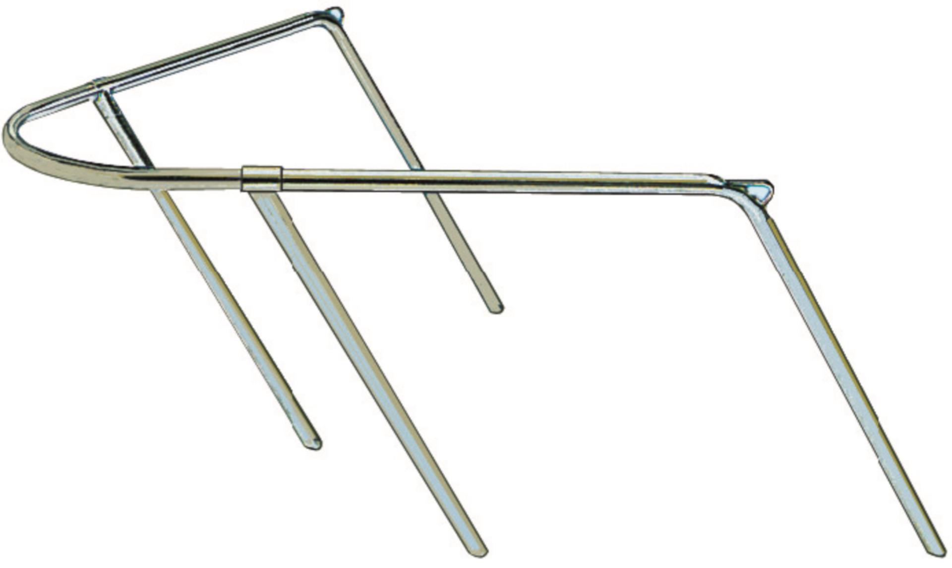 Heckkorb für Segelyachten bis 9 Meter, B 40 x L 43 x H 60 cm