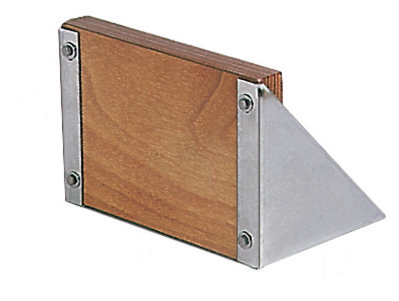 Osculati Motorhalterung Edelstahl / Holzf auf Badeplattform