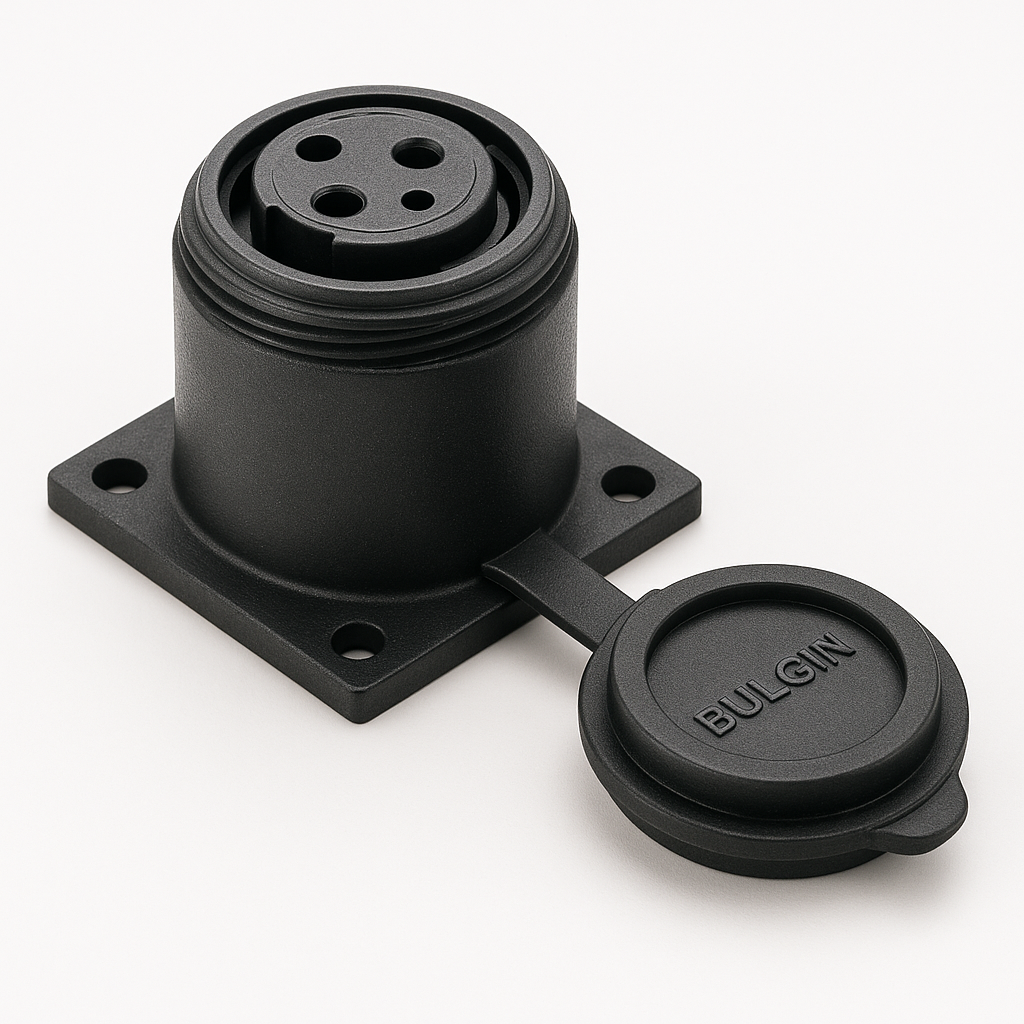 Osculati Bulgin Aufbausteckdose 3-polig weiblich, 10 A (mit Kappe)