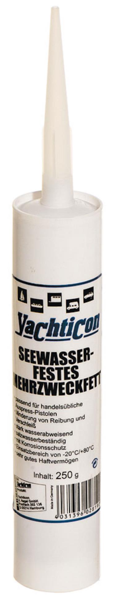Yachticon Seewasserbeständiges Fett, Kartusche mit Spitze 250 gr.
