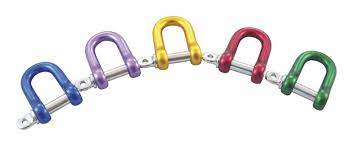 Marinetech Schäkel Aluminium, 6 mmØ (verschiedene Farben)