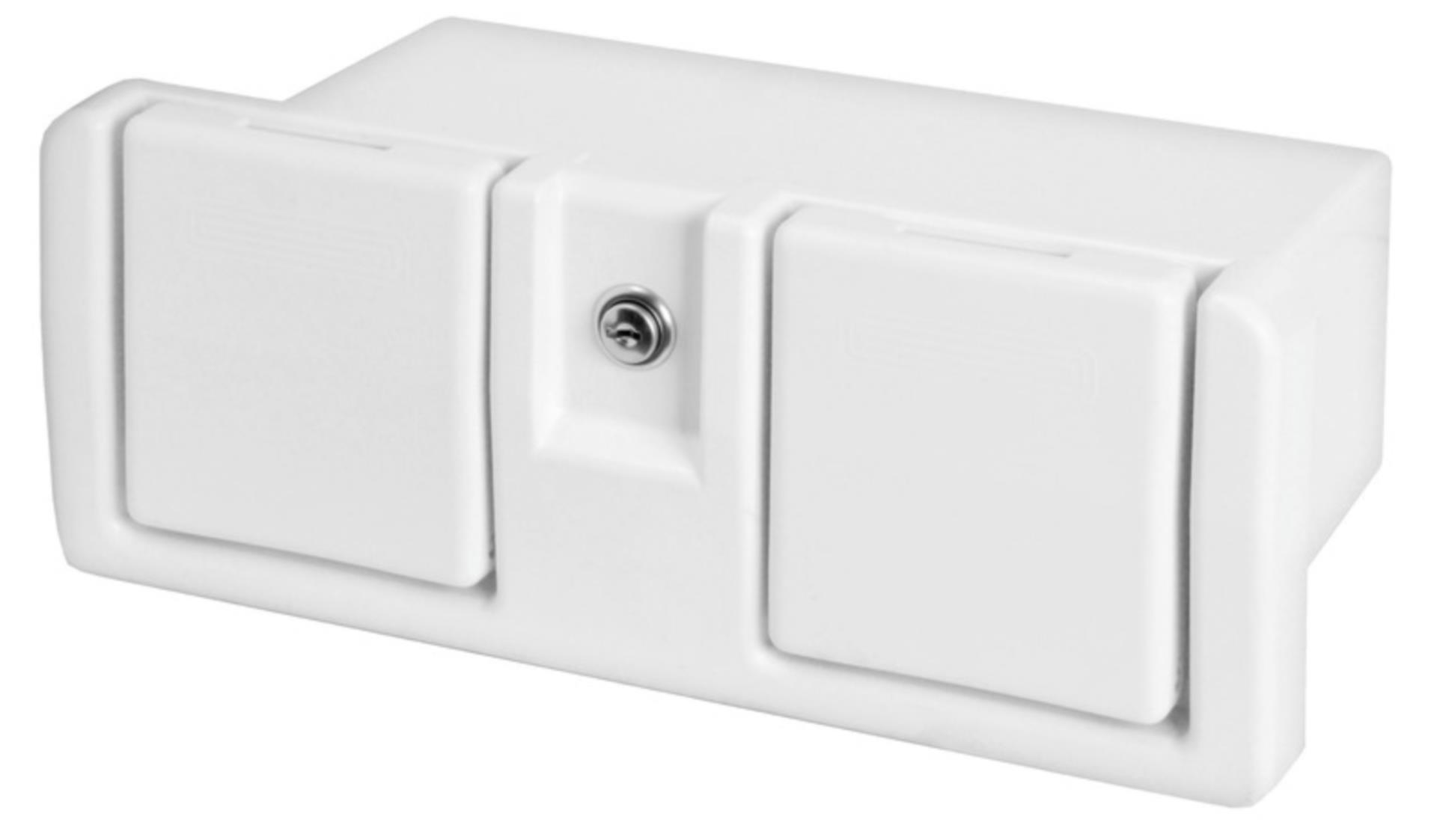 Ablagekasten mit Glashalter