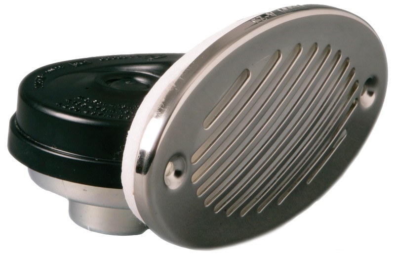 Fiamm Einbauhorn Edelstahl poliert, 140 x 80 mm