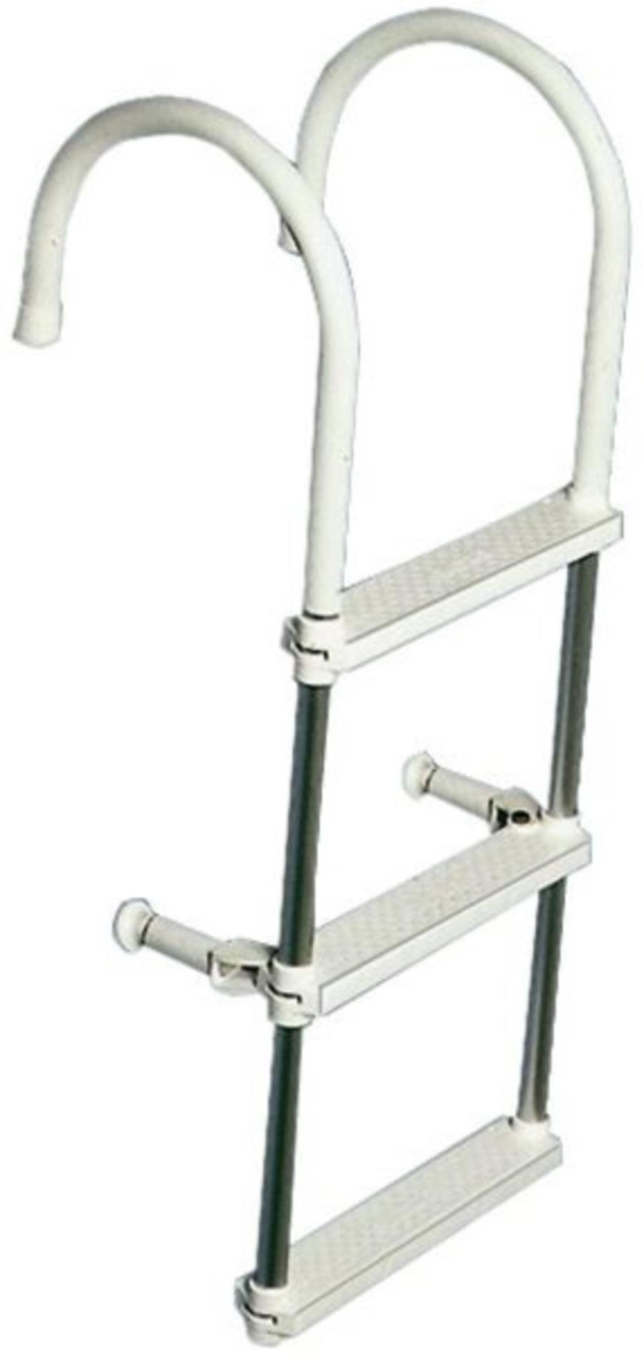 Alu Überwurfleiter 2 Stufen, 54 cm