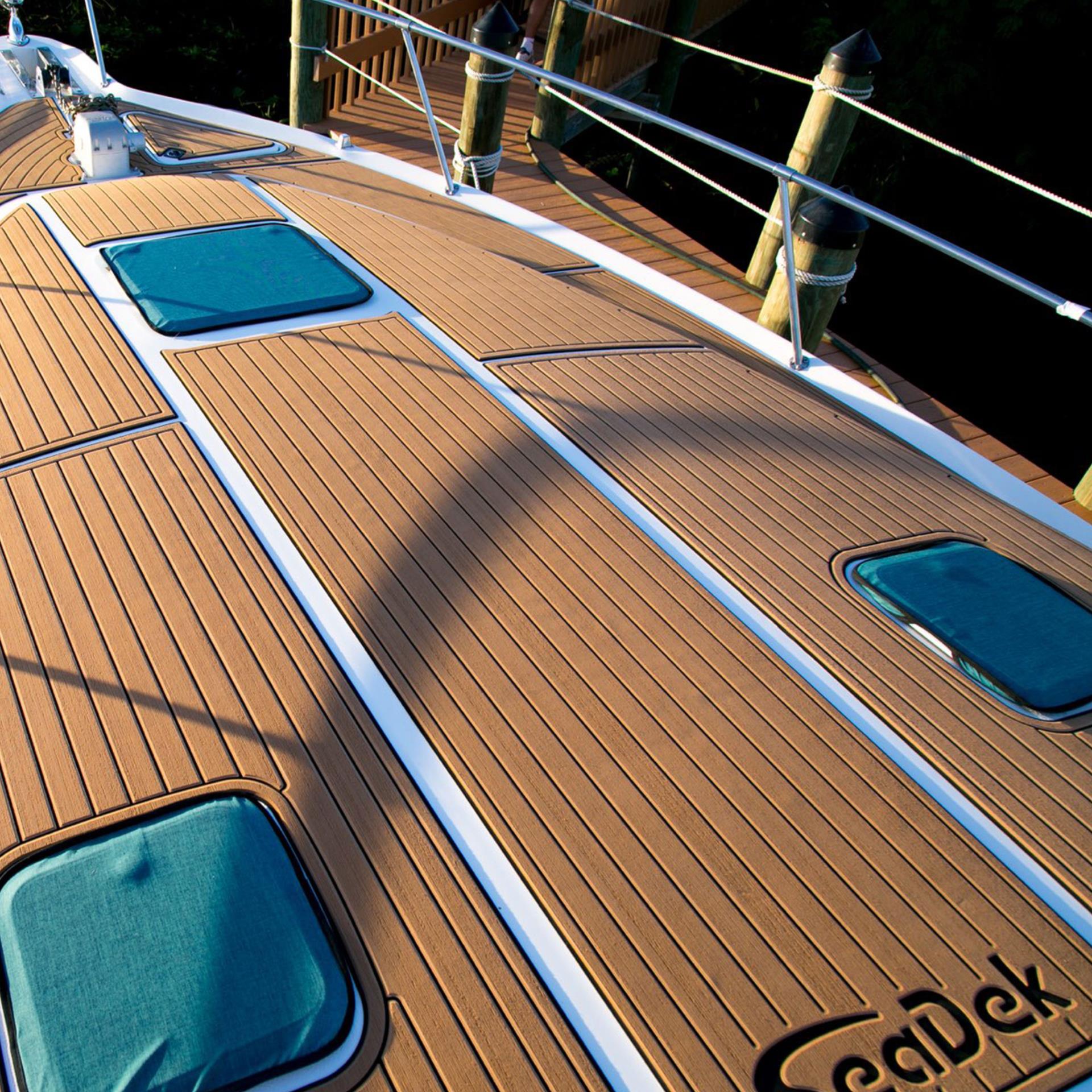 Sea Dek Seadek nach Schablone pro qm, Materialstärke 6 mm zweifarbig