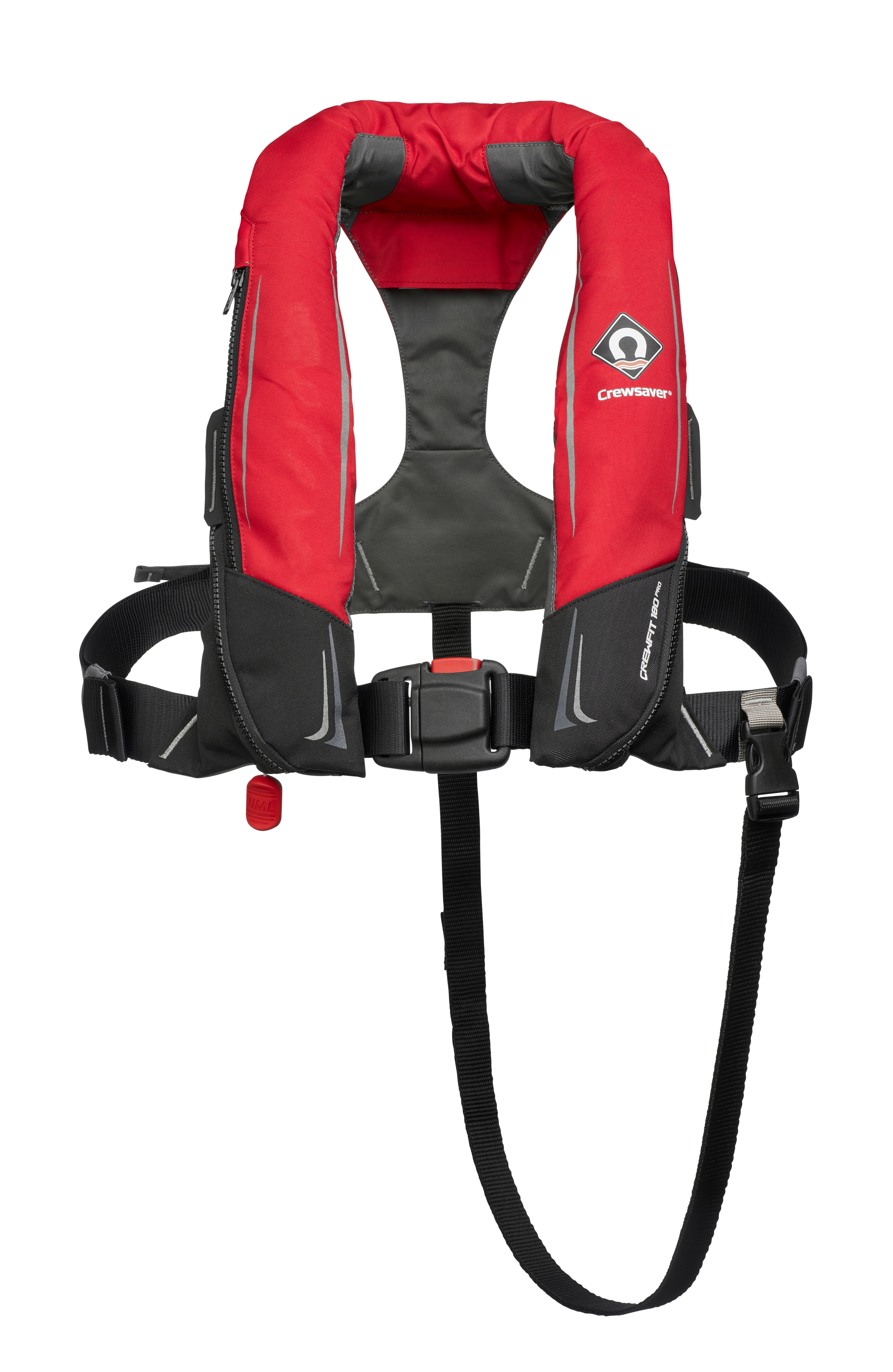 Crewsaver CrewFit 180N Pro Automatic, rot mit Klickverschluss