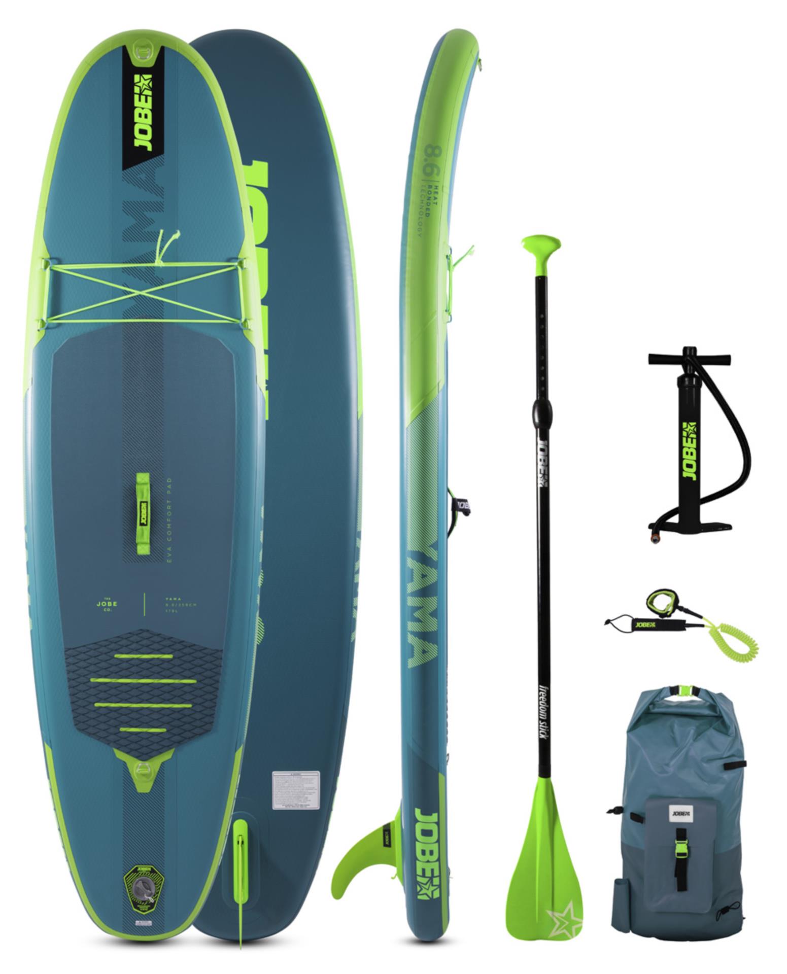 Jobe "YAMA" 8.6 aufblasbares SUP Board Paket 