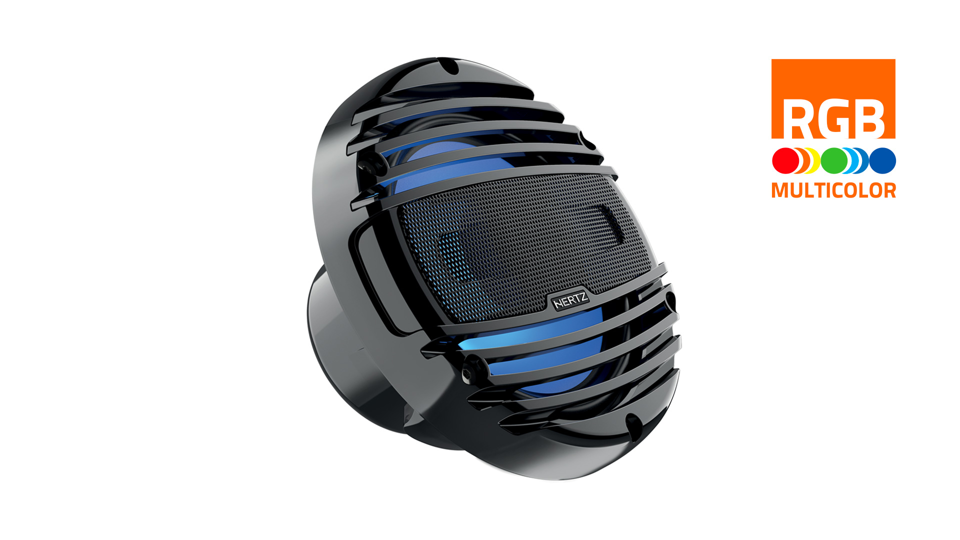 Hertz Marine Audio HMX 6.5" RGB LED Lautsprecher schwarz