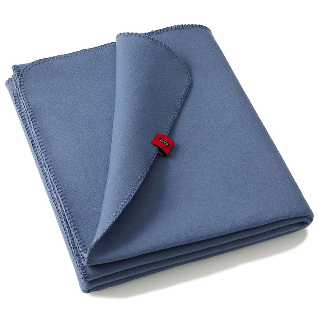 ASK THE FOX  Feuerfeste Home Kuscheldecke indigo blue, 160 x 200 