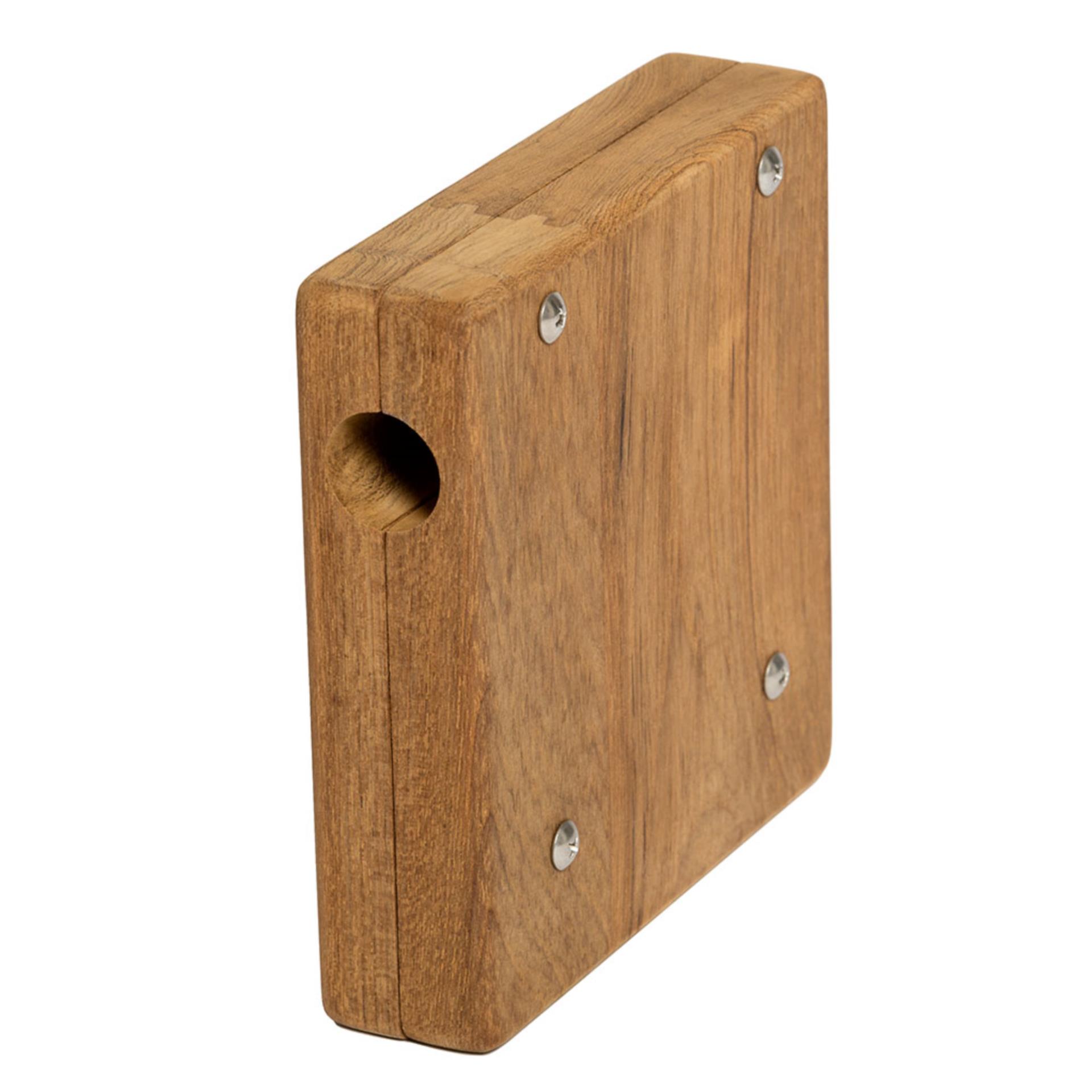 ARC Marine Teak Außenbordhalterung, 45 x 175 x 175 mm