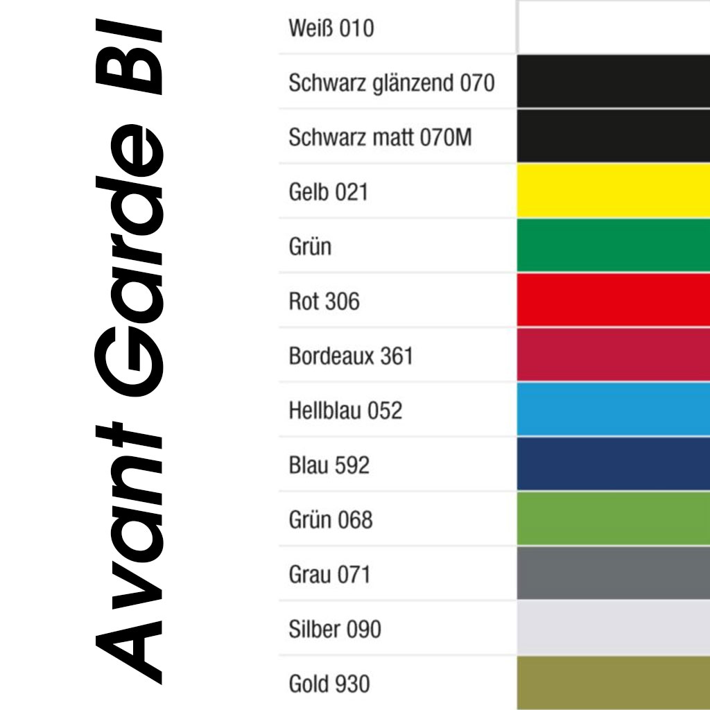 Gründl Schriftart Avant Garde BI, 50 - 80 mm