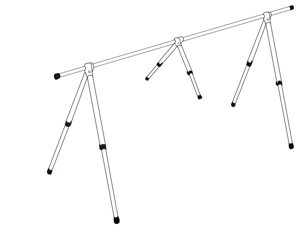NOA A-Gestell für Abdeckplanen Länge 6 Meter