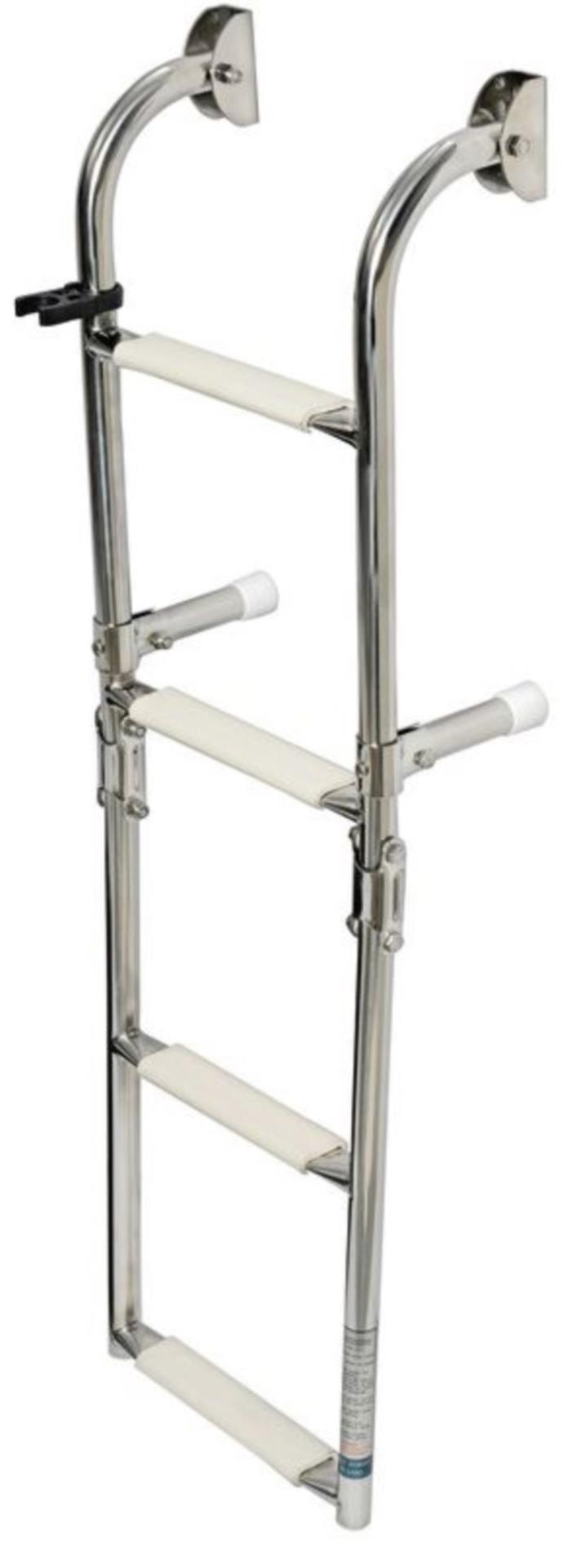 Badeleiter Edelstahl 3-Stufen, B:22 cm L: 63 cm
