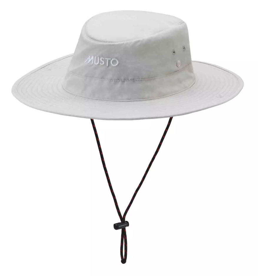 Musto Fast Dry Brimmed Hut, Platinum, L-XL