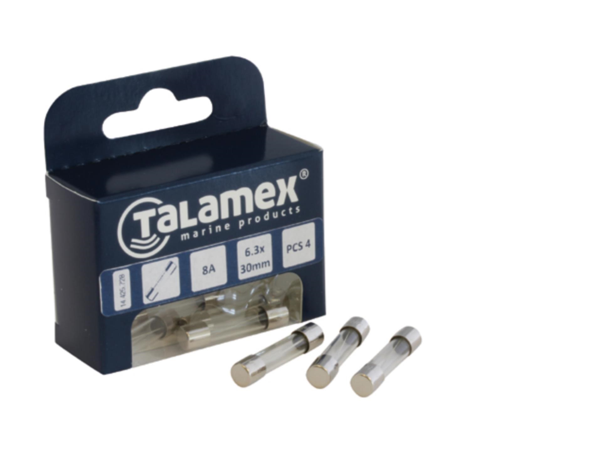 Talamex Glassicherung 6,2 x 32, 15 A (4Stück)