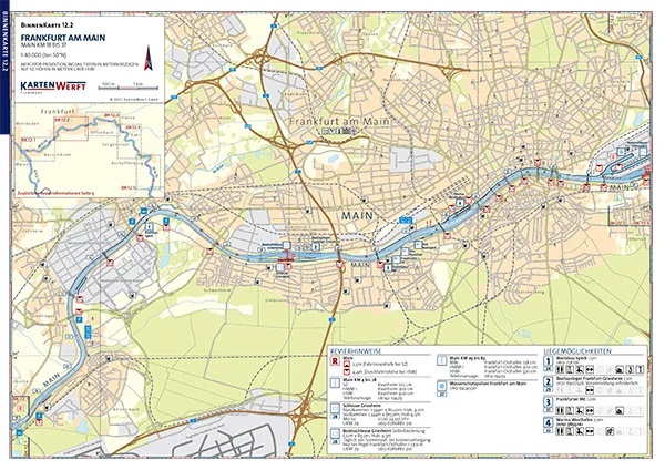 Kartenwerft Binnen Atlas 12, Main und Main-Donau-Kanal Kartenwerft Binnen Atlas 12, Main und Main-Donau-Kanal