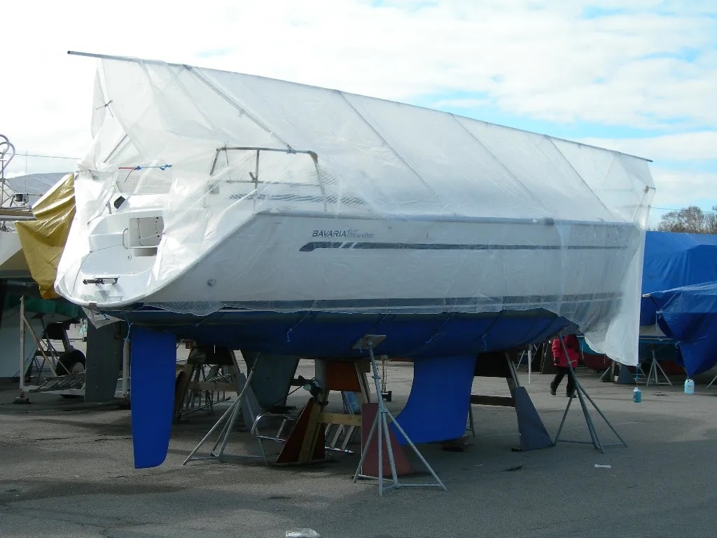 NOA Decksgestell Überhanggestell für Abdeckplanen, Schiffe 12 Meter/1