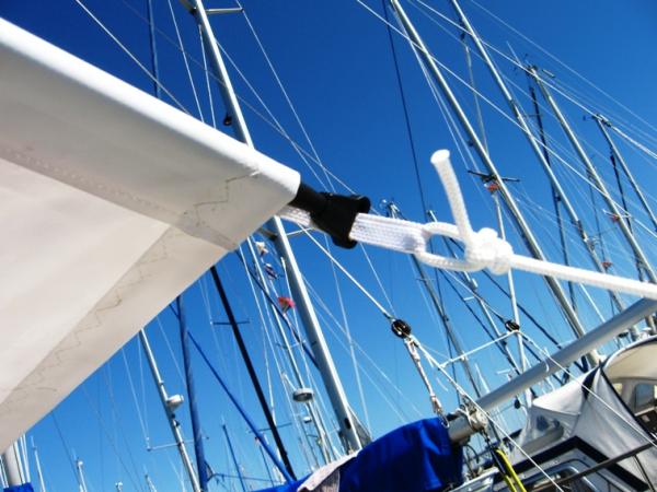 Oleu Watersports Sonnensegel mit Gestänge, 2,90 Meter