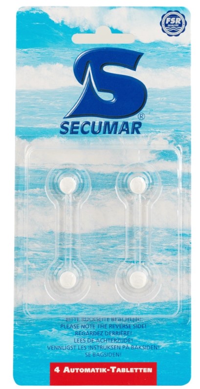 Secumar Auslösetabletten 4er Pack für Auslösevorrichtung 3001S