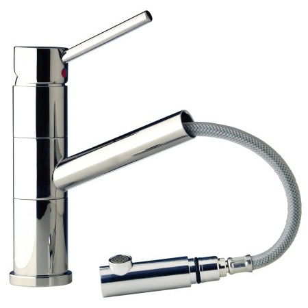 Barka Wasserhahn mit ausziehbarem Schlauch, 166 x 205 mm 