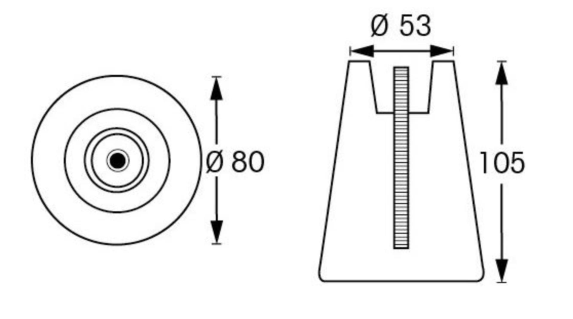Plastimo Anode Alu hängend Plastimo Anode Alu hängend