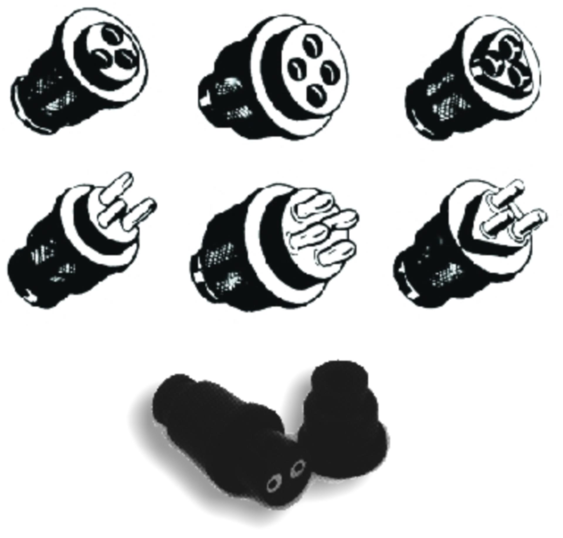 Osculati Fliegende Steckverbindung, 2 pol. Osculati Fliegende Steckverbindung, 2 pol.