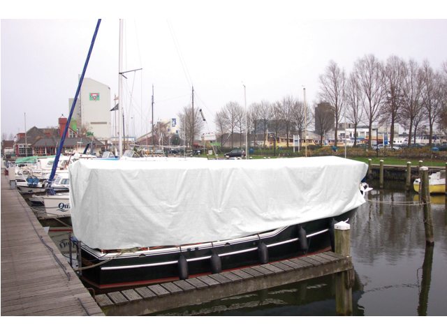 Talamex Gewebeplane 100 g/m² PE weiss, 4 x 5 Meter