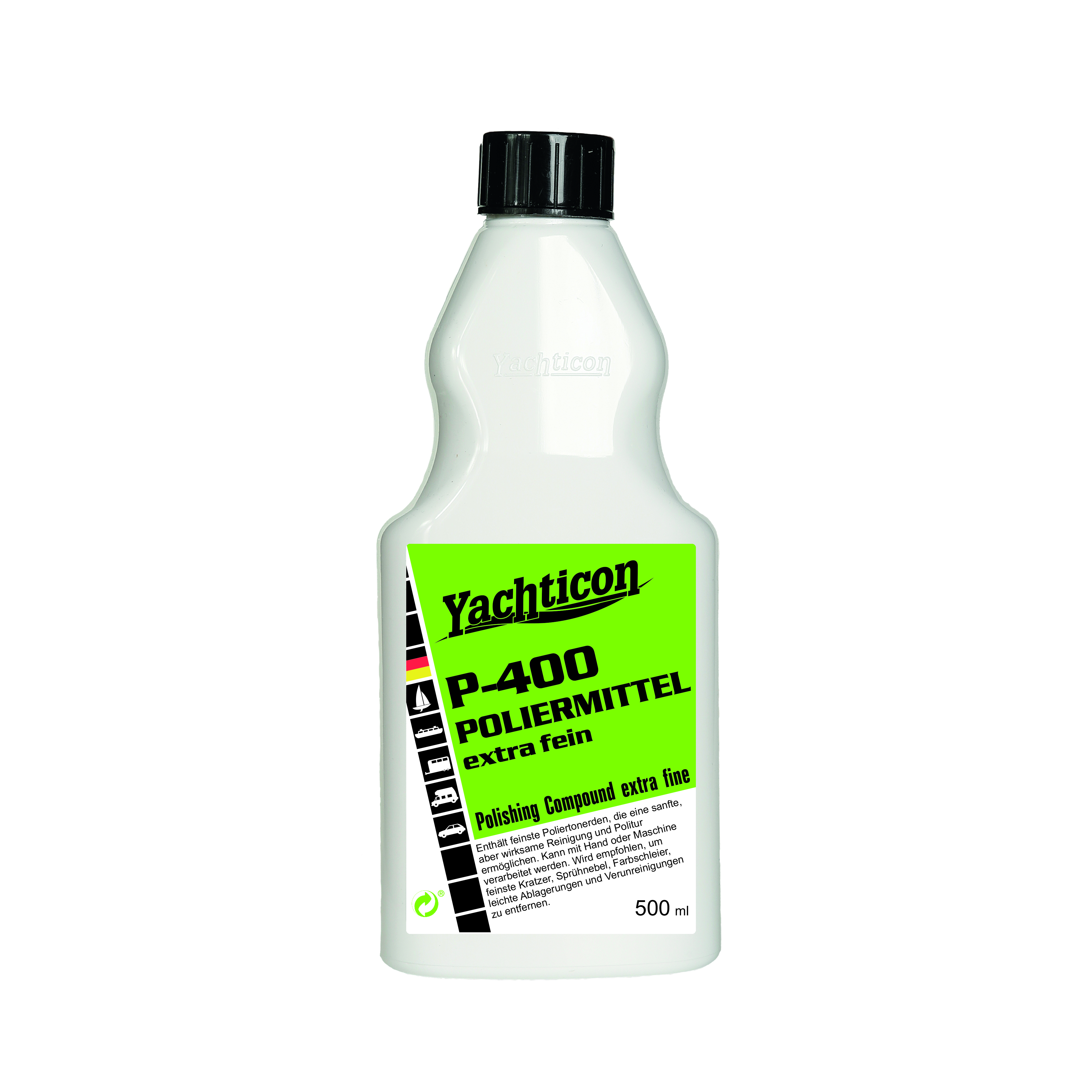 Yachticon P-400 Schleif- & Poliermittel extra fein, 500 ml