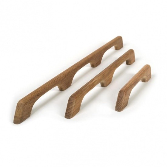 ARC Marine Teak Handgriff 3 Bögen, 830 mm