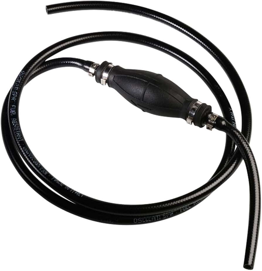 Osculati Kraftstoffschlauch 2 Meter, mit Pumpball ohne Anschlüsse