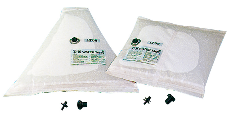 Osculati Flexibler Wassertank 55 Liter, Dreieck 107 x 94 cm