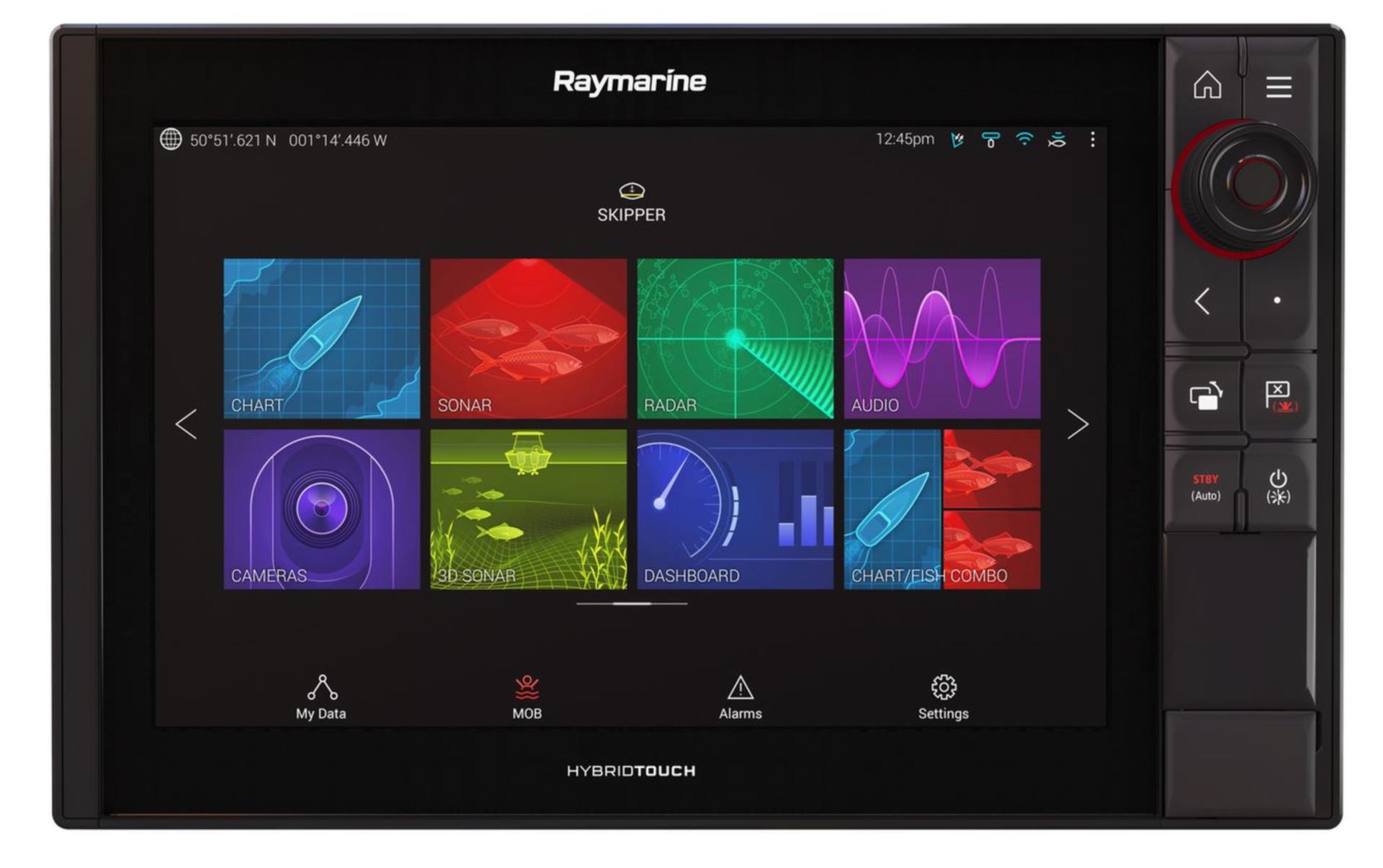 Raymarine Axiom Pro 12 RVX MFD/Down,- Side & RealVision