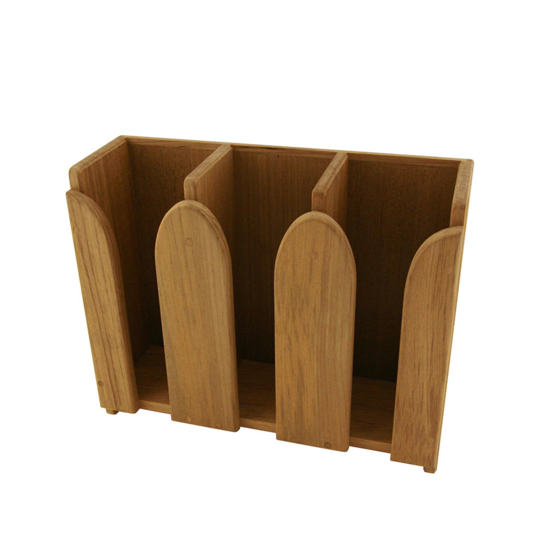 ARC Marine Teak Tassen- & Flaschenhalter, 3-fach