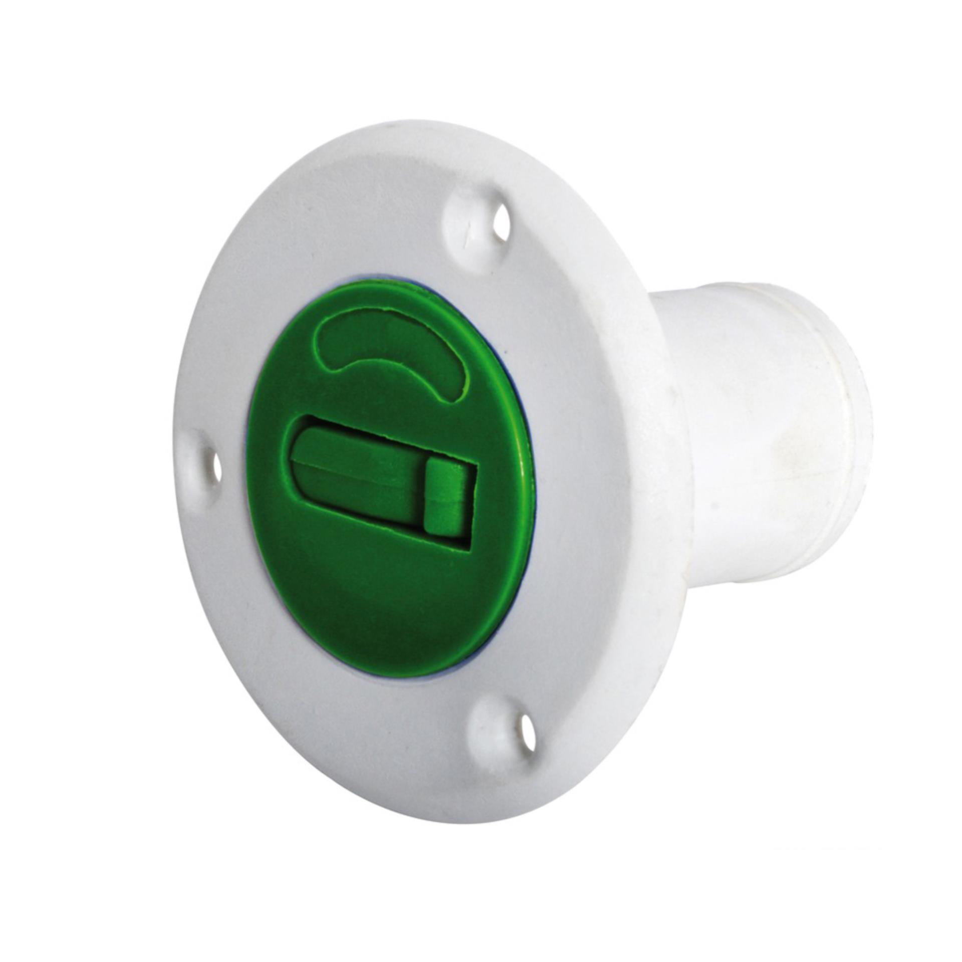 Osculati Einfüllstutzen aus weisem Nylon 38 mmØ, Fuel (grün) Osculati Einfüllstutzen aus weisem Nylon 38 mmØ, Fuel (grün)