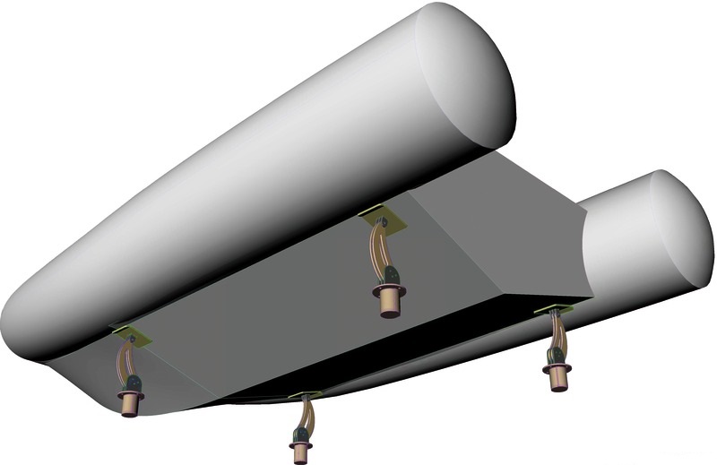Osculati Tenderhalterung Abnhembar für Bug Osculati Tenderhalterung Abnhembar für Bug