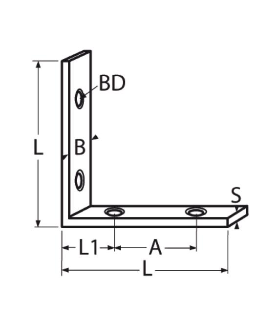 Marinetech Edelstahlwinkel, 31 x 12 mm