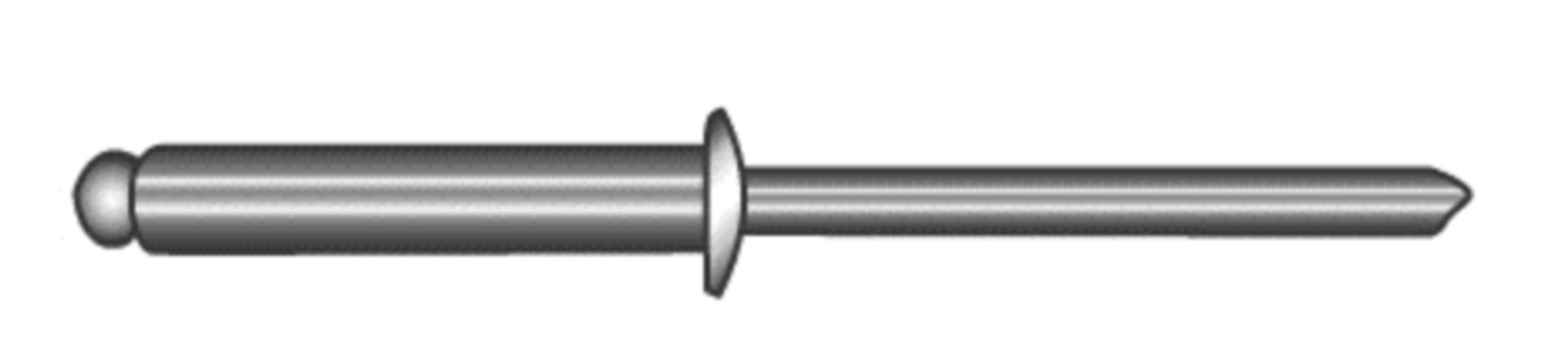 Marinetech M3,2 x 10,2 mm Blindniete (NR. 7337) 5 Stück