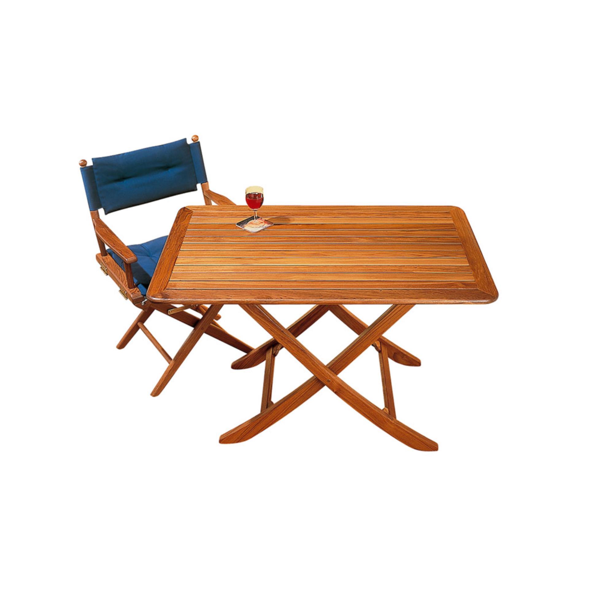 ARC Marine Teak-Klapptisch Bretagne, ungeölt