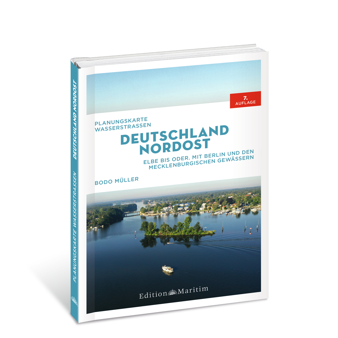Delius Klasing Planungskarte Wasserstraßen Deutschland Nordost