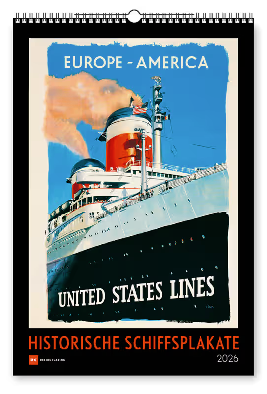 Delius Klasing Historische Schiffsplakate 2026 Kalender