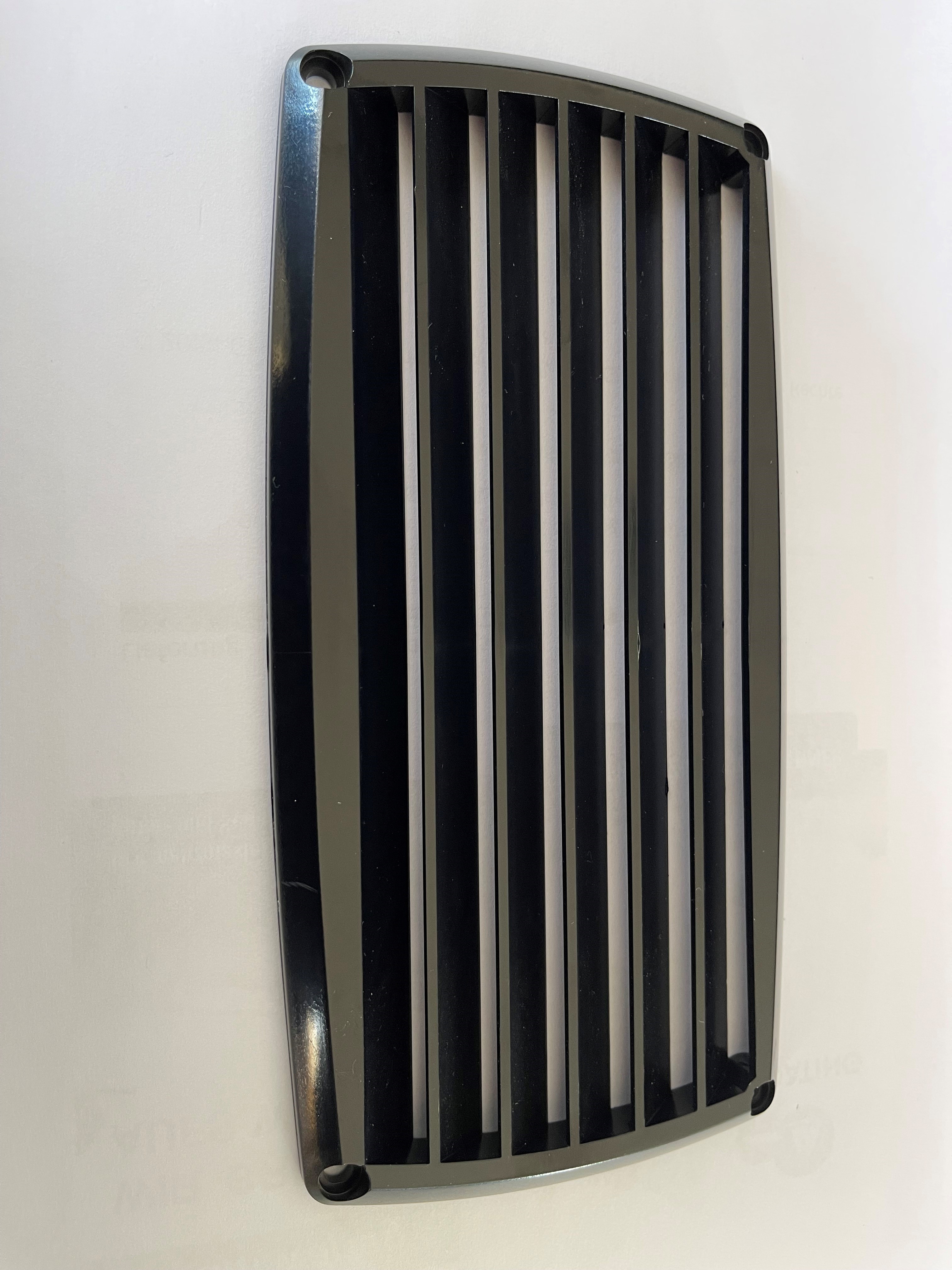 Osculati ABS Lüftungsgitter schwarz, 201 x 101 mm